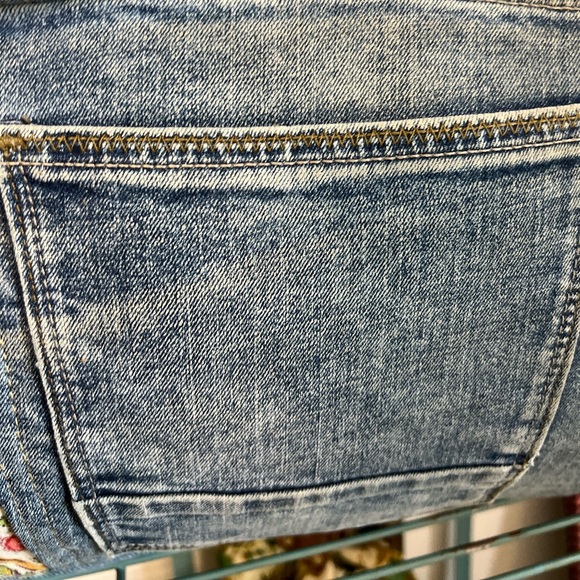 OBSESSED New Spring Floral Trend Denim Myra Bag Jean Tote satchel Frayed purse - Picture 9 of 14